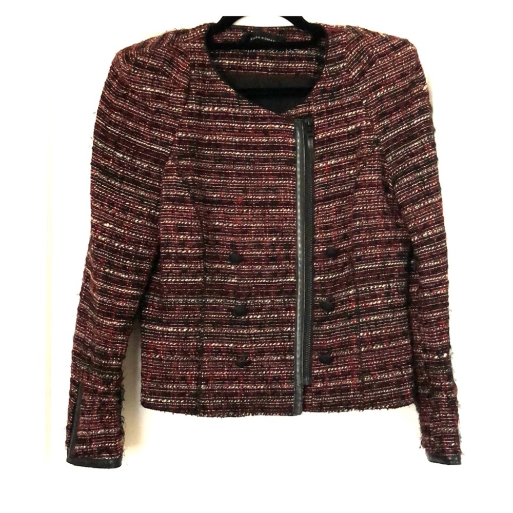 Zara blazer with structured shoulder pads